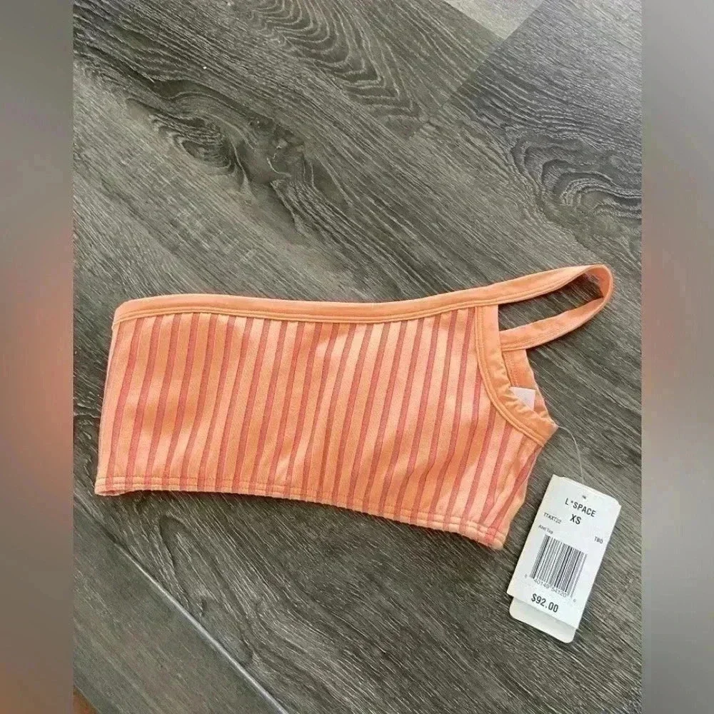 L*space Axel bikini top orange size XS and L